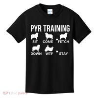 Great Pyrenees Training Pyr Dog Tricks Kids T-Shirt thumb 0