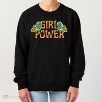 Girl Power Tropical Retro Feminist Women's Sweatshirt thumb 0