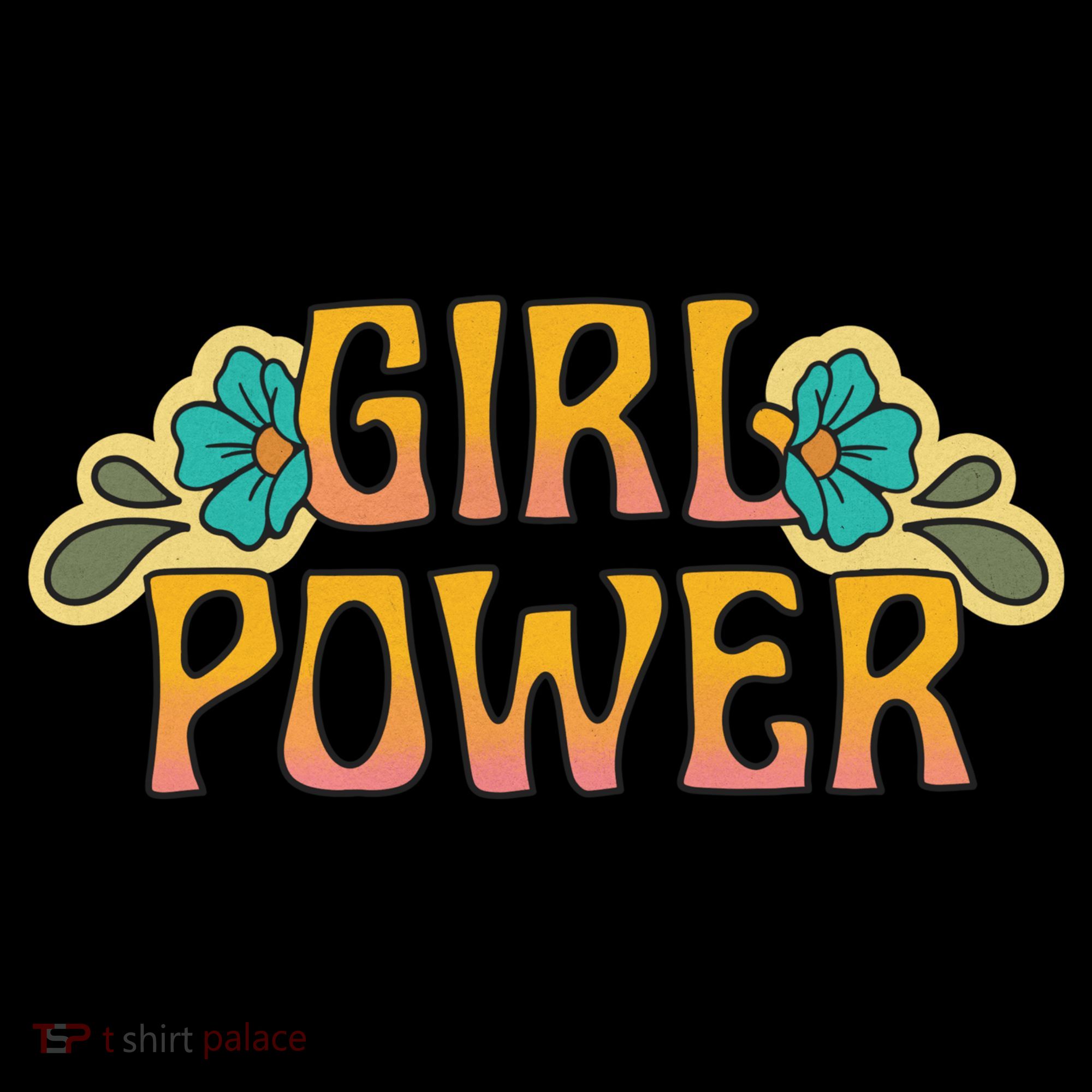 Girl Power Tropical Retro Feminist Coffee Mug