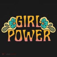 Girl Power Tropical Retro Feminist Women's Hoodie thumb 2