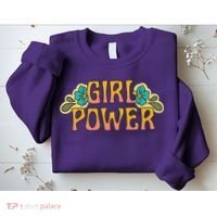 Girl Power Tropical Retro Feminist Sweatshirt thumb 2