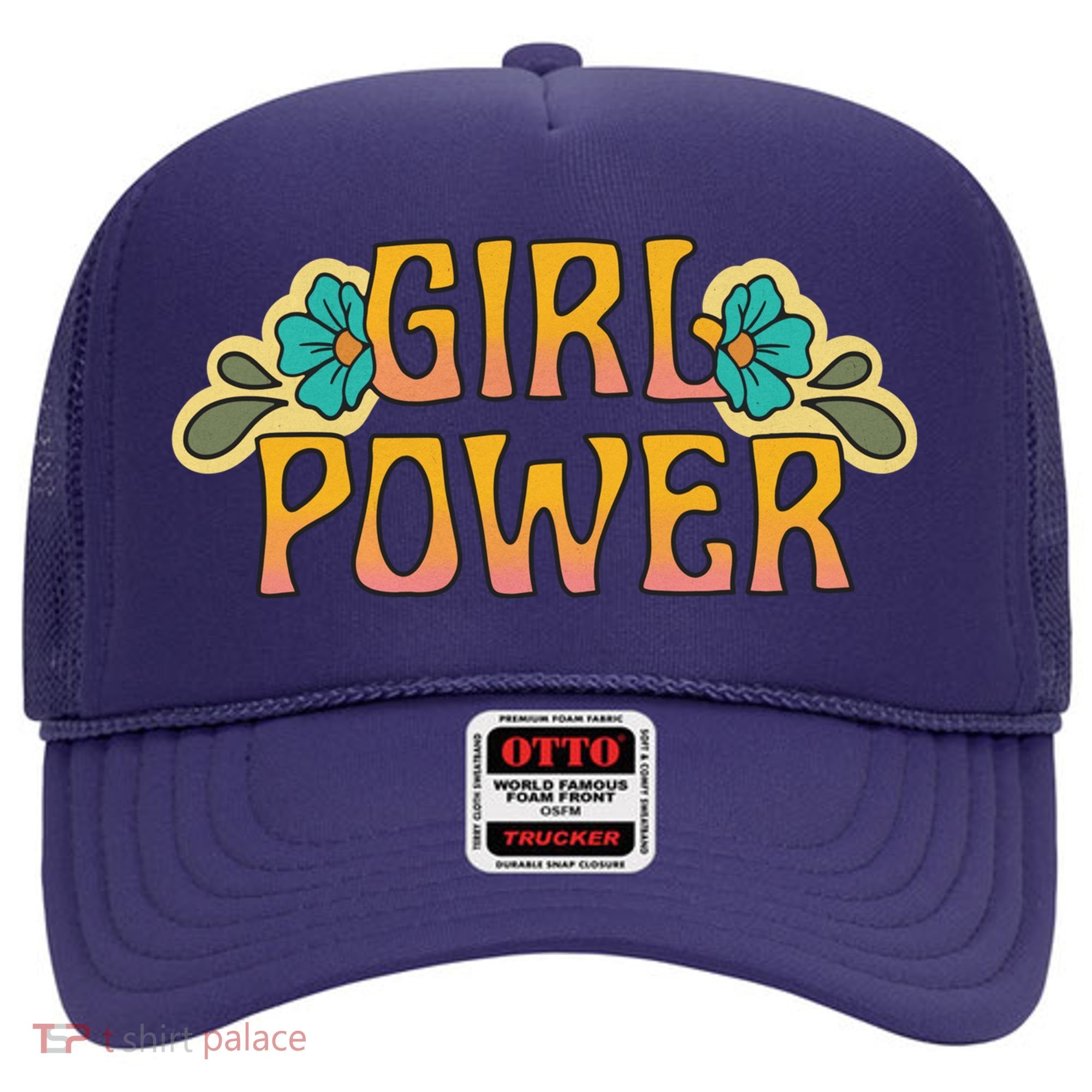 Girl Power Tropical Retro Feminist Hat