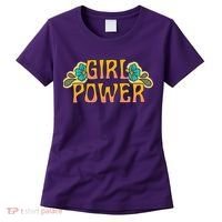 Girl Power Tropical Retro Feminist Women's T-Shirt thumb 0
