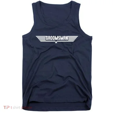 Groomsman Pilot Theme Tank Top