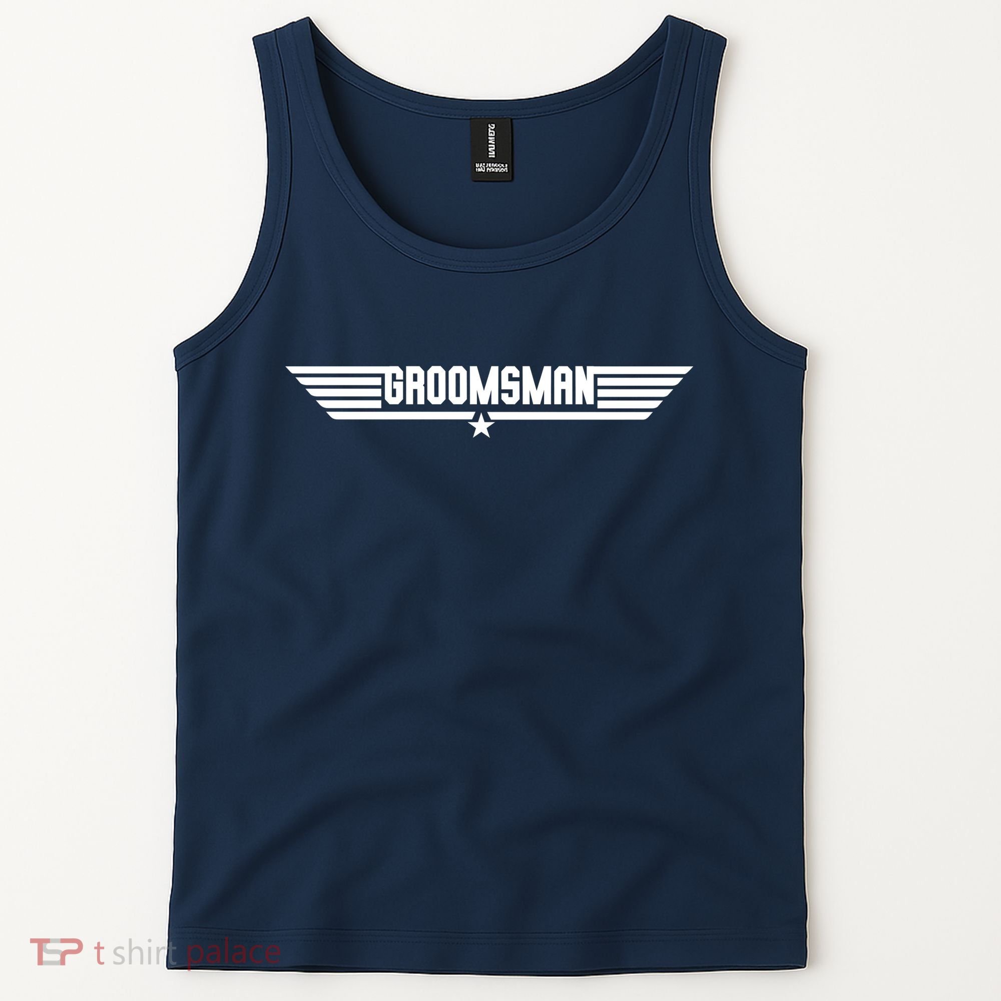 Groomsman Pilot Theme Tank Top