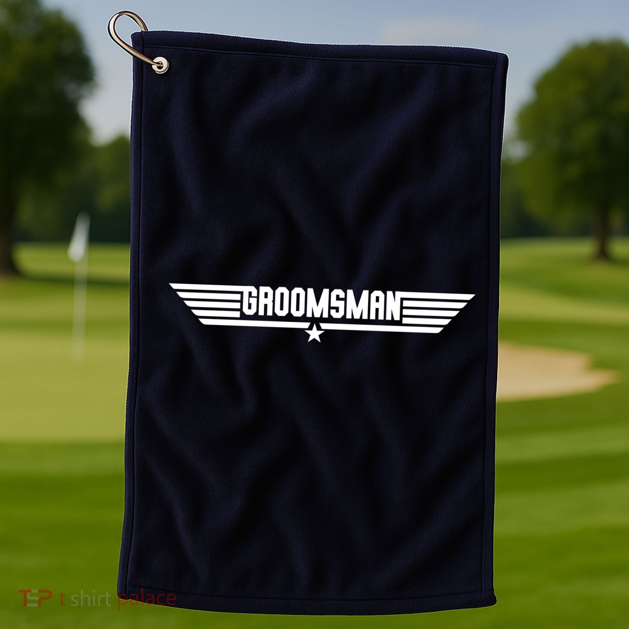 Groomsman Pilot Theme Golf Towel