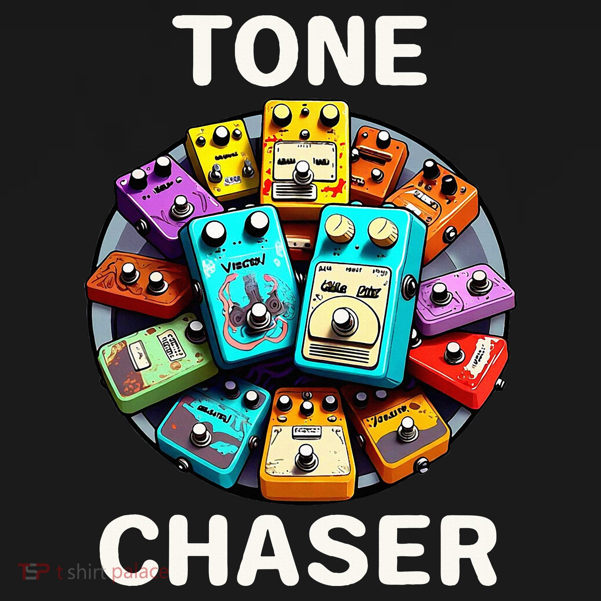 Guitar Player Tone Chaser Handwired Boutique Effects Pedals USA-Made Doggie Bandana