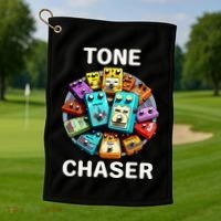 Guitar Player Tone Chaser Handwired Boutique Effects Pedals Golf Towel thumb 1