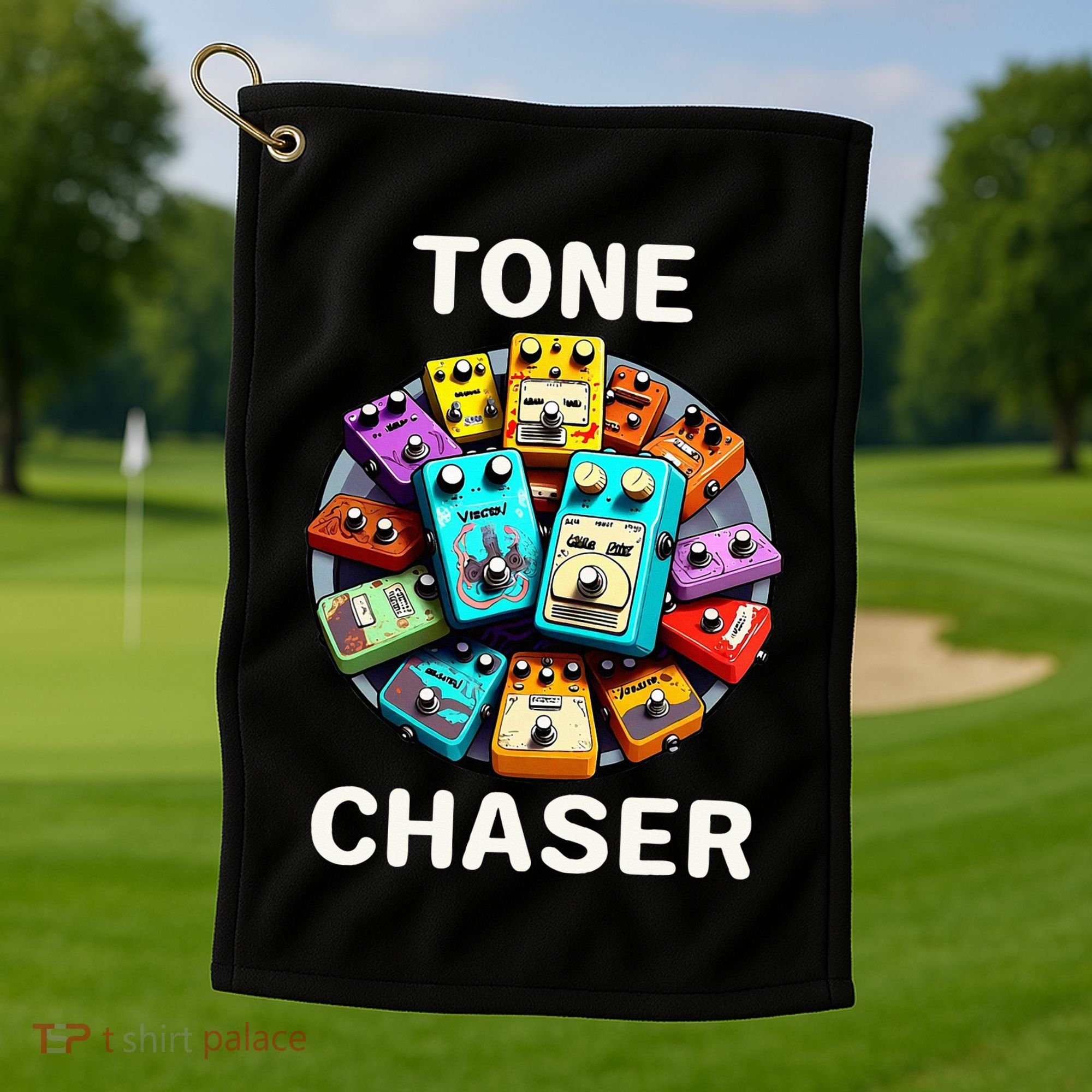 Guitar Player Tone Chaser Handwired Boutique Effects Pedals Golf Towel