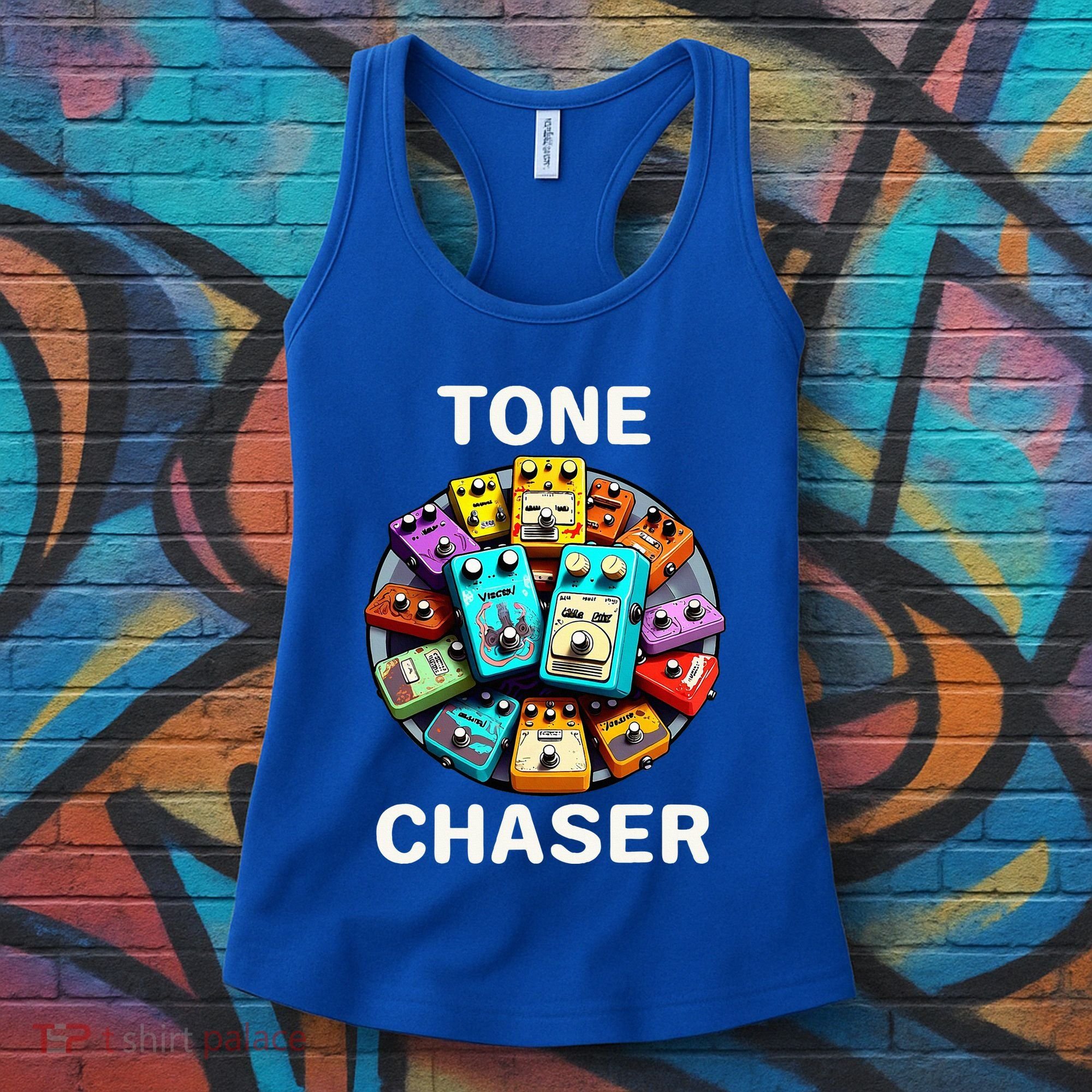 Guitar Player Tone Chaser Handwired Boutique Effects Pedals Women's Tank Top