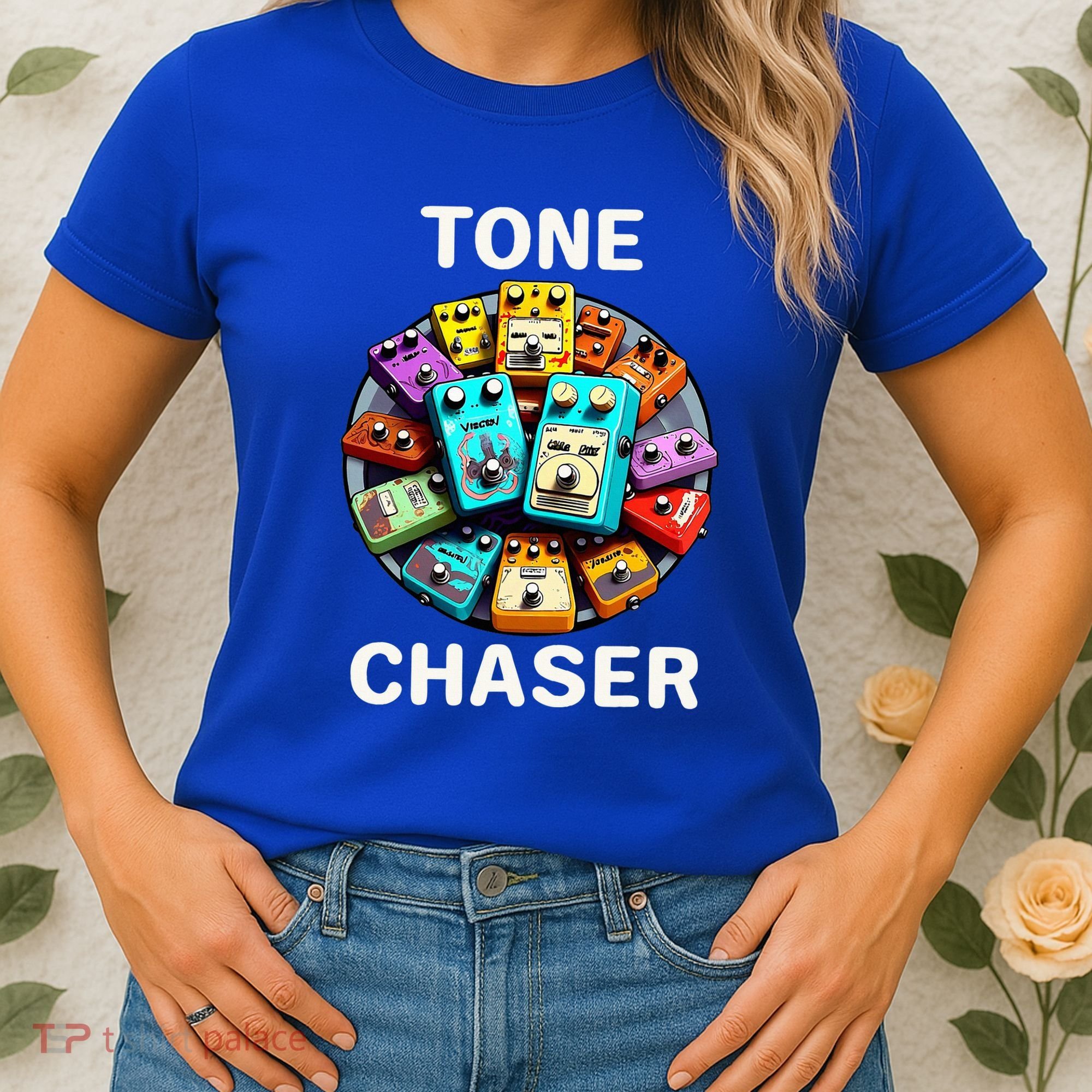 Guitar Player Tone Chaser Handwired Boutique Effects Pedals Women's T-Shirt