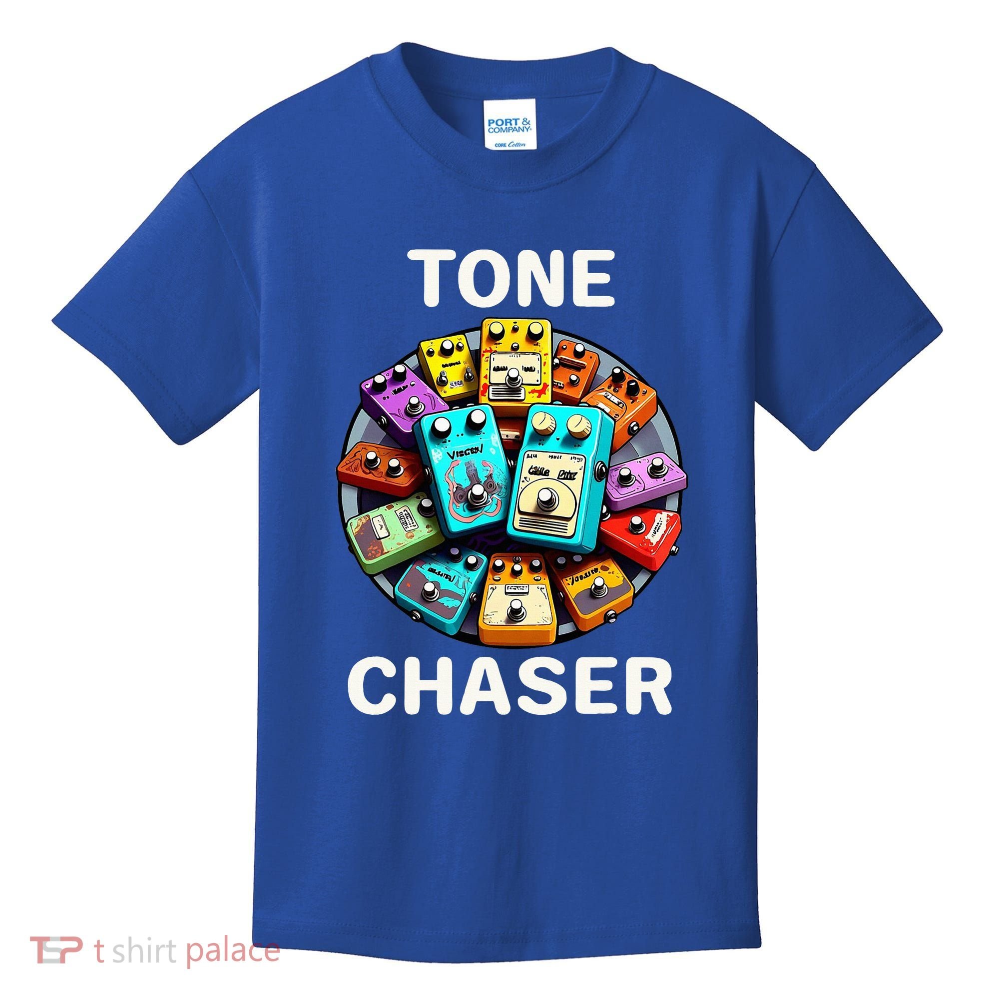Guitar Player Tone Chaser Handwired Boutique Effects Pedals Kids T-Shirt