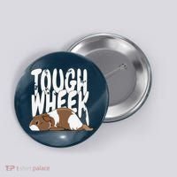 Guinea Pig Tough Wheek Brown Cream Guinea Pig Pet Button thumb 0
