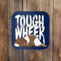 Guinea Pig Tough Wheek Brown Cream Guinea Pig Pet Coaster thumb 0