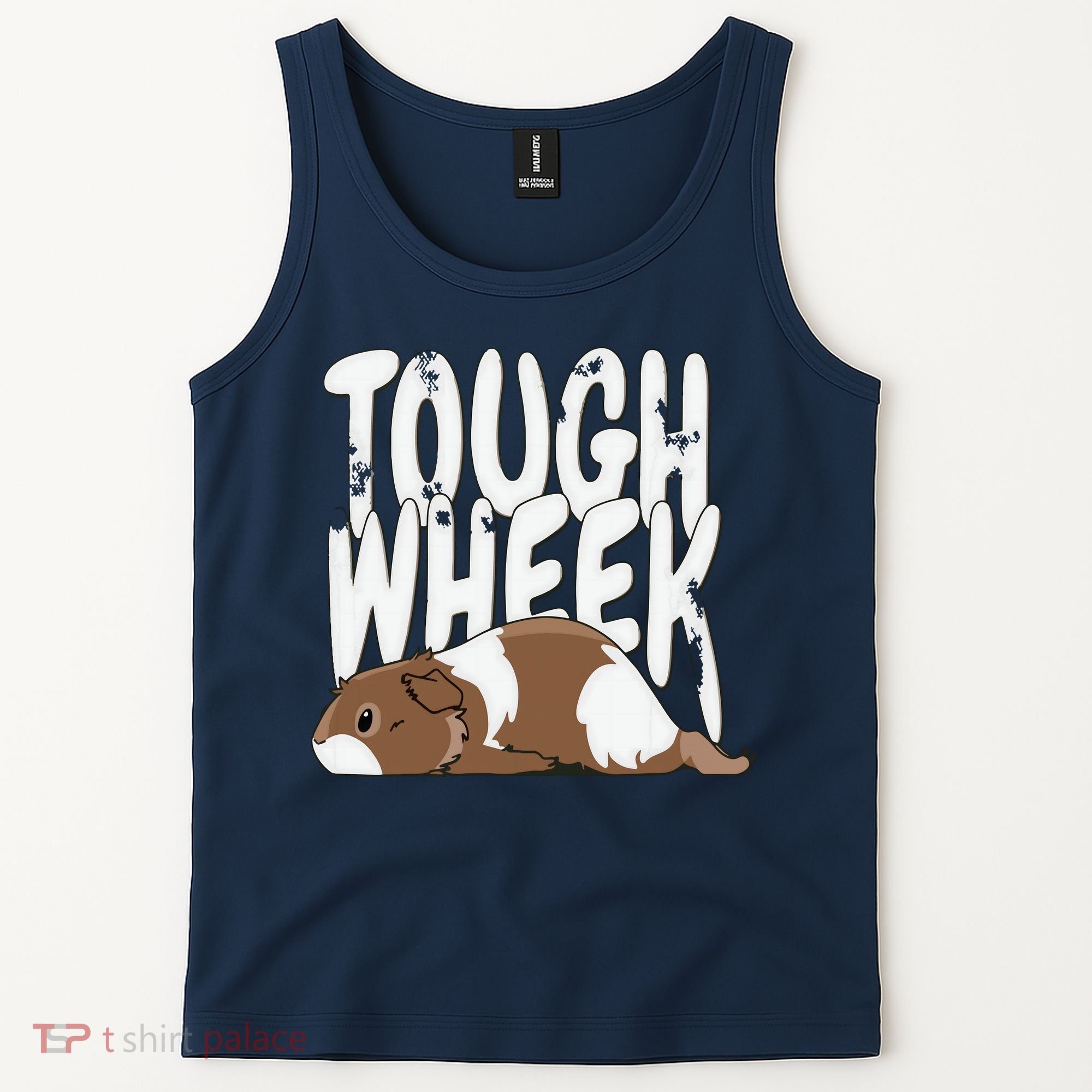Guinea Pig Tough Wheek Brown Cream Guinea Pig Pet Tank Top