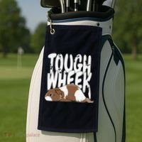 Guinea Pig Tough Wheek Brown Cream Guinea Pig Pet Golf Towel thumb 2