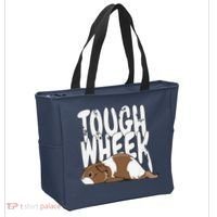Guinea Pig Tough Wheek Brown Cream Guinea Pig Pet Tote Bag thumb 2