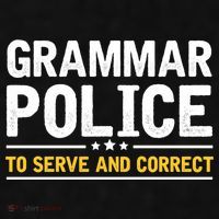 Grammar Police To Serve And Correct Funny Costume Idea Gift Ladies PosiCharge Tri-Blend Wicking Tank thumb 2