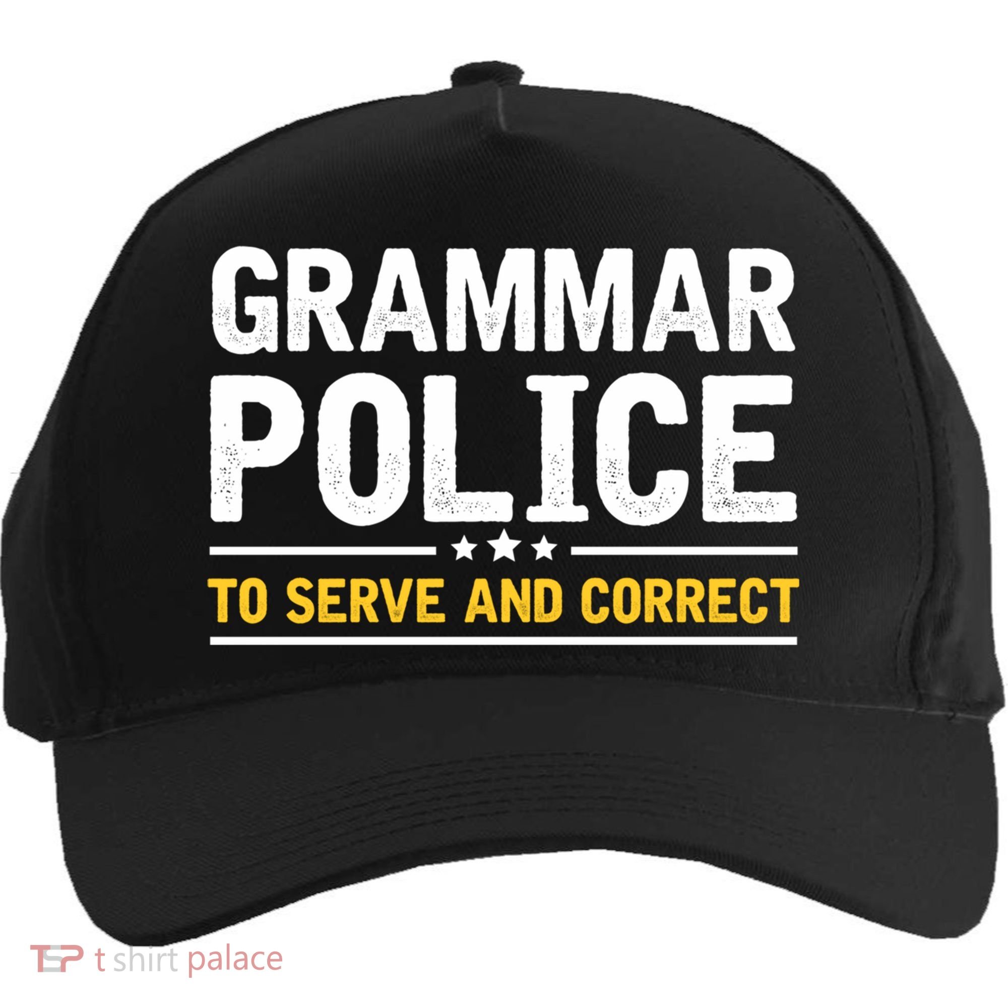 Grammar Police To Serve And Correct Funny Costume Idea Gift Five-Panel Snapback Cap