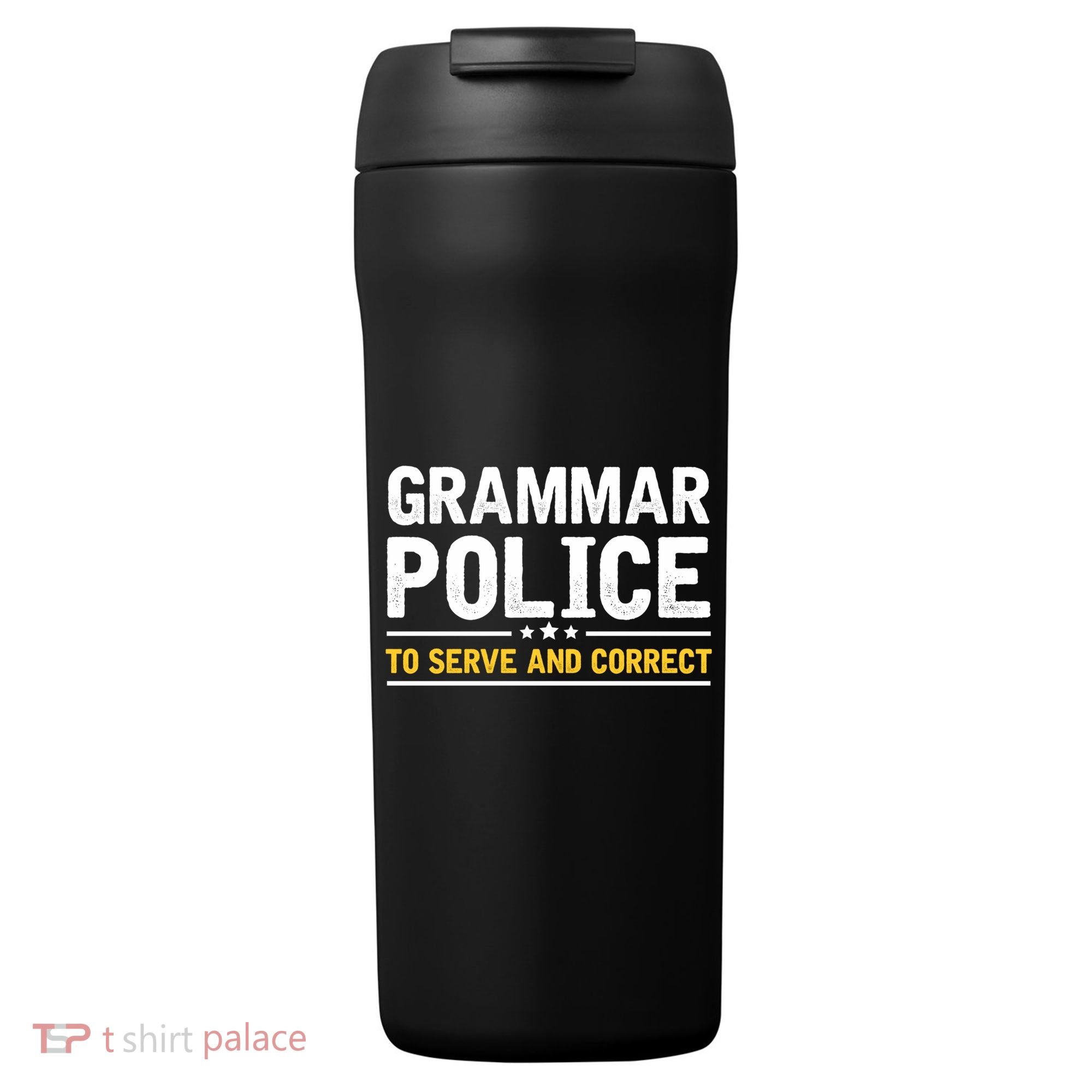 Grammar Police To Serve And Correct Funny Costume Idea Gift 24oz Duet Stainless Steel Tumbler