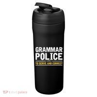 Grammar Police To Serve And Correct Funny Costume Idea Gift 24oz Duet Stainless Steel Tumbler thumb 3