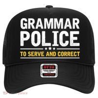 Grammar Police To Serve And Correct Funny Costume Idea Gift Hat thumb 0