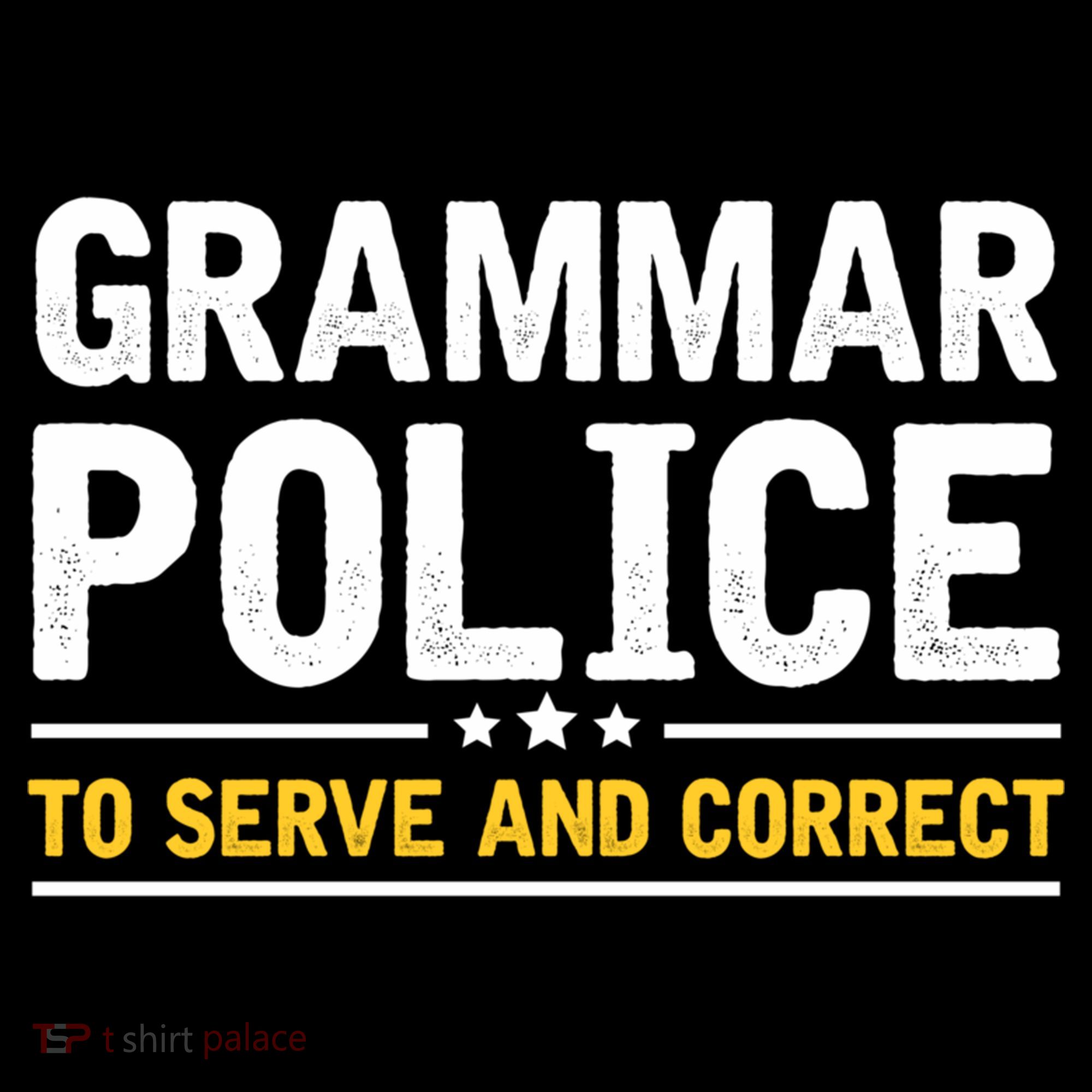 Grammar Police To Serve And Correct Funny Costume Idea Gift Kids Colorblock Raglan Jersey