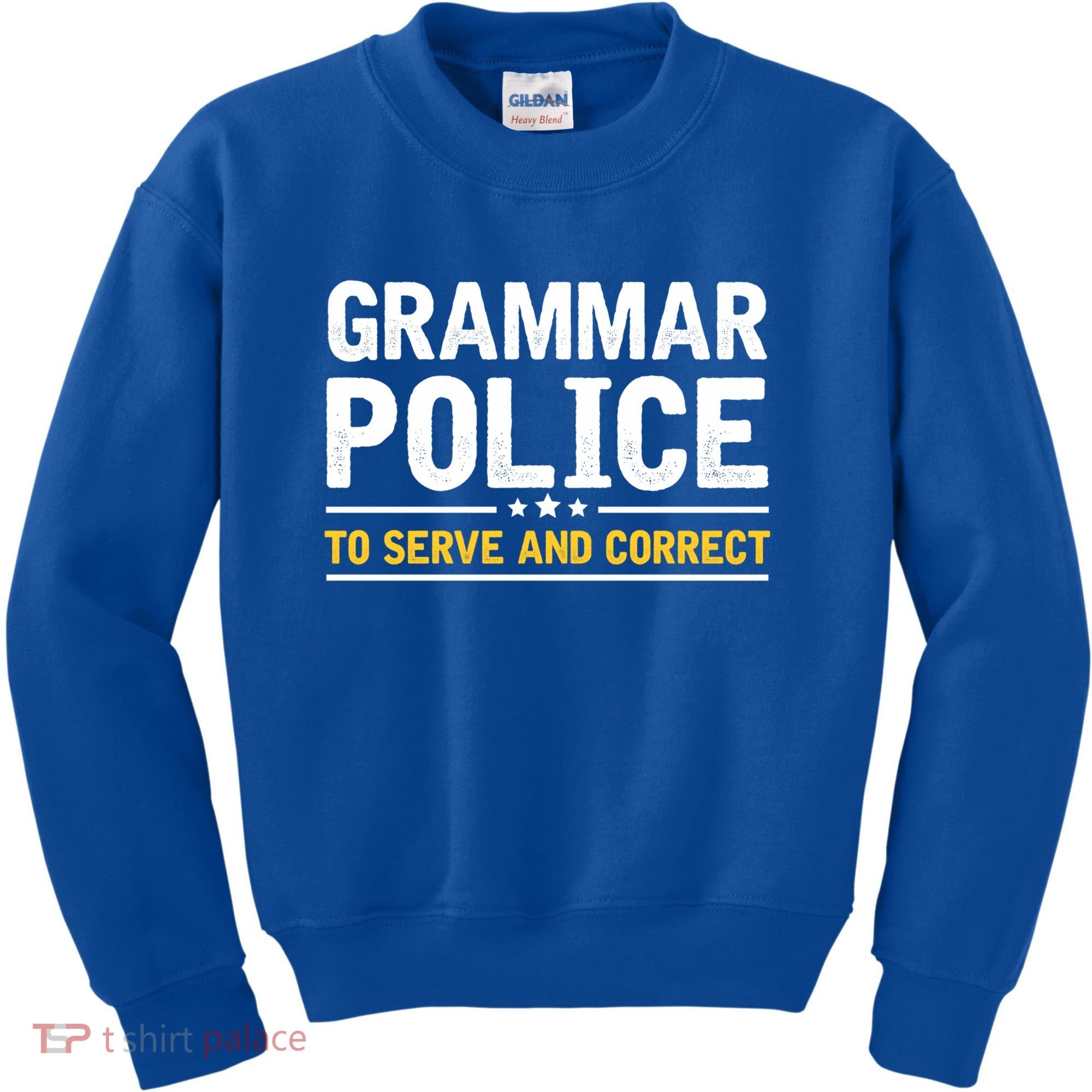Grammar Police To Serve And Correct Funny Costume Idea Gift Kids Sweatshirt