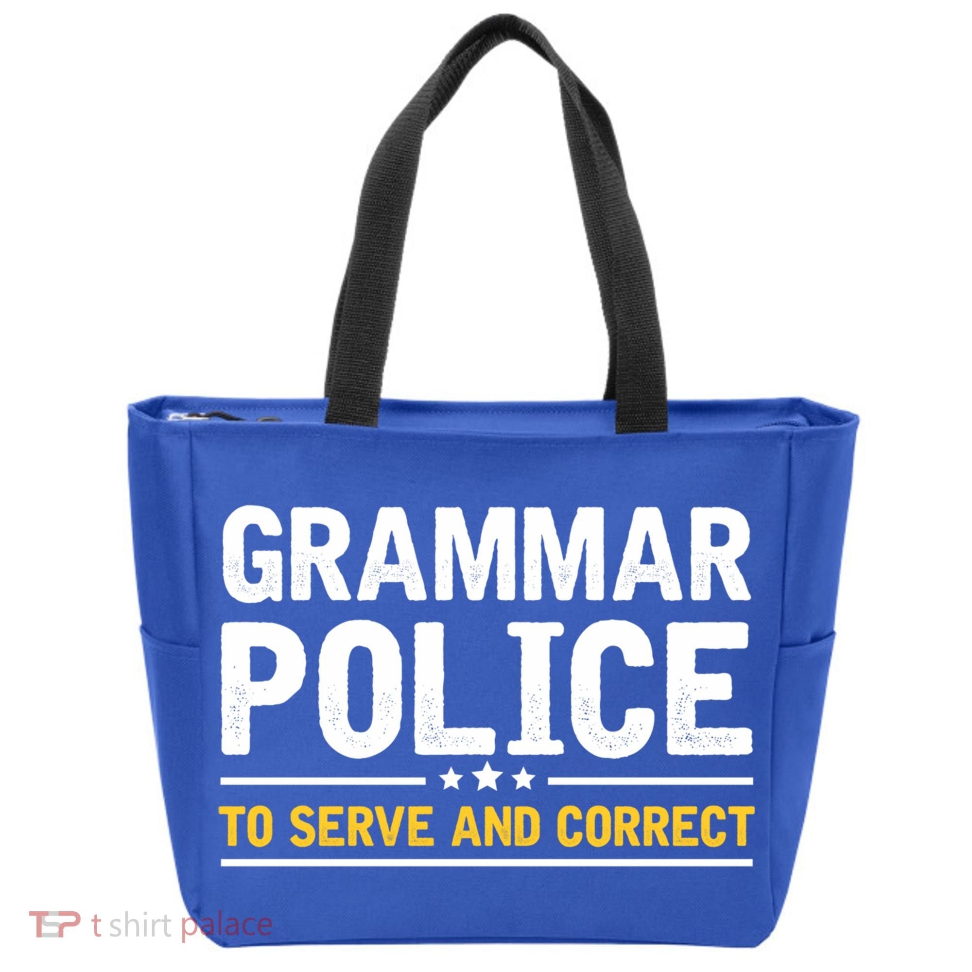 Grammar Police To Serve And Correct Funny Costume Idea Gift Tote Bag