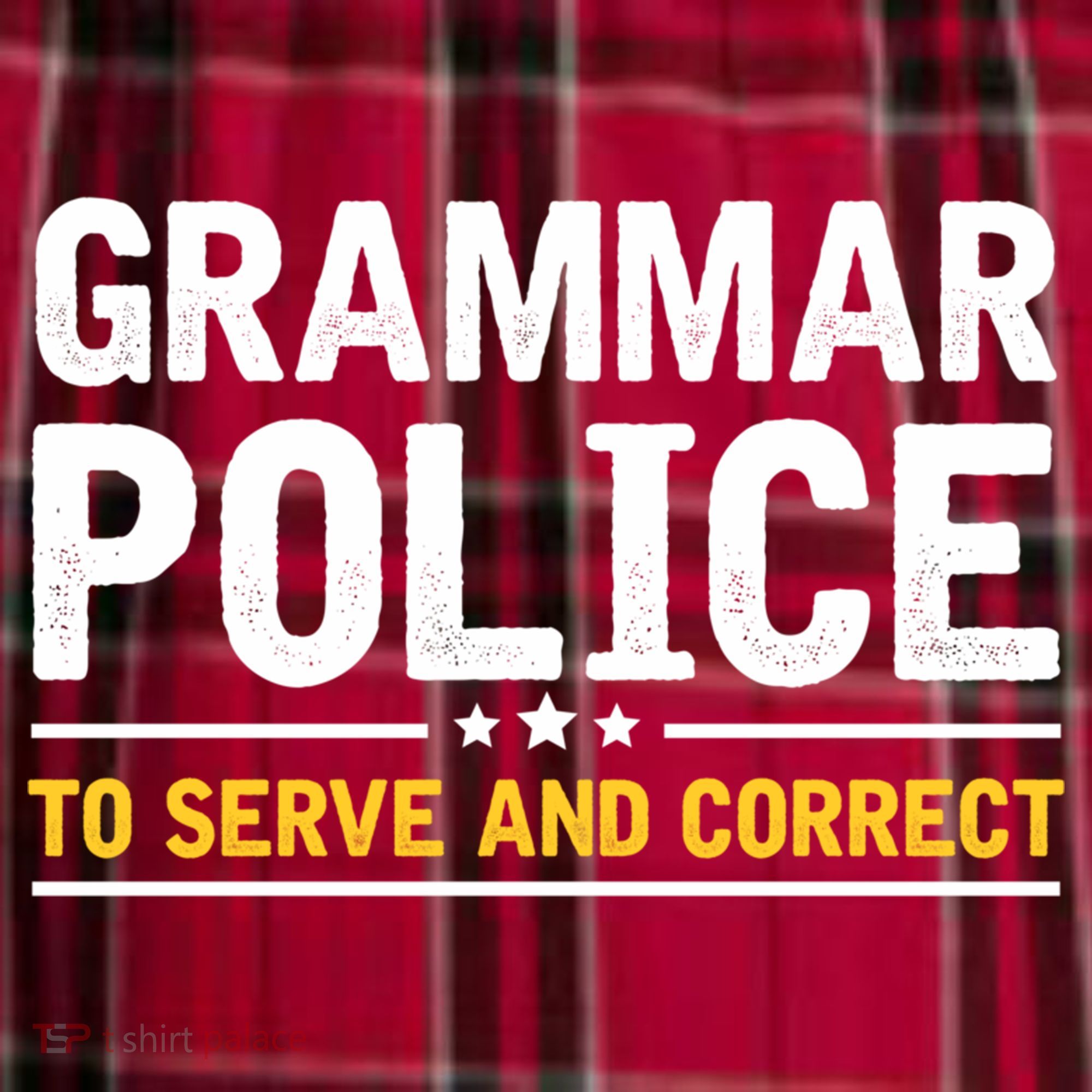 Grammar Police To Serve And Correct Funny Costume Idea Gift Women's Flannel Plaid Pajama Pants