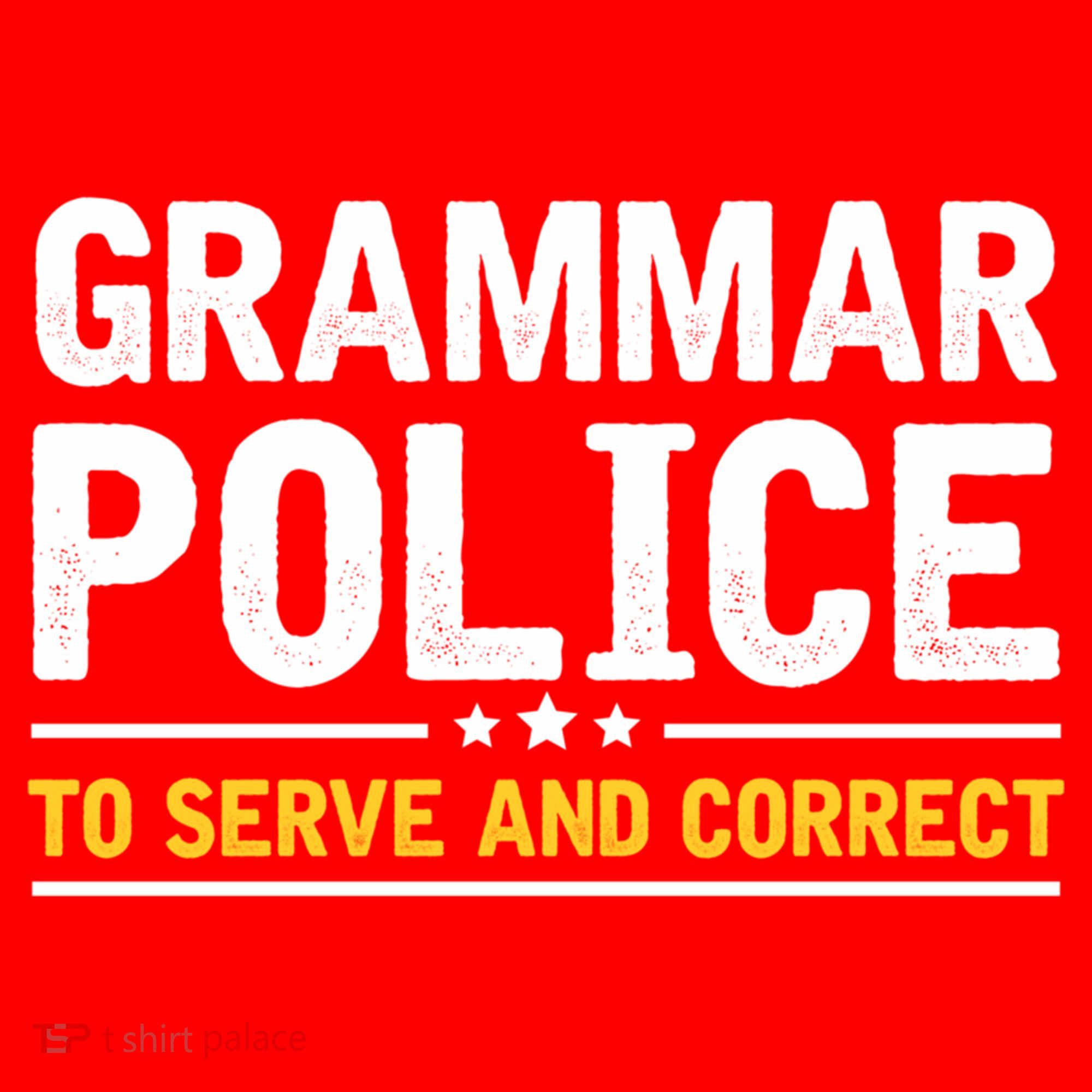 Grammar Police To Serve And Correct Funny Costume Idea Gift Santa Hat