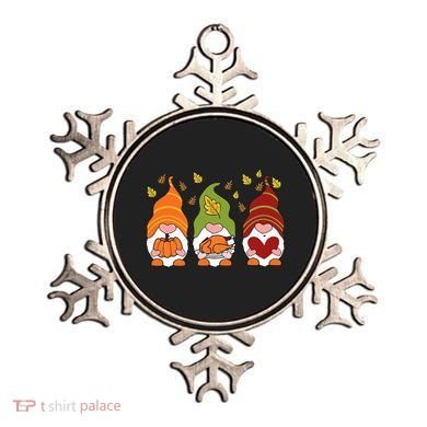 Gnomes Pumpkin Turkey Thanksgiving Day Cute Fall Autumn Ornament