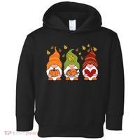 Gnomes Pumpkin Turkey Thanksgiving Day Cute Fall Autumn Toddler Hoodie thumb 0