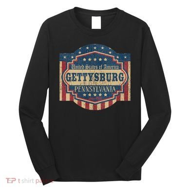 Gettysburg Pennsylvania Usa History Long Sleeve Shirt