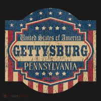Gettysburg Pennsylvania Usa History Button thumb 1