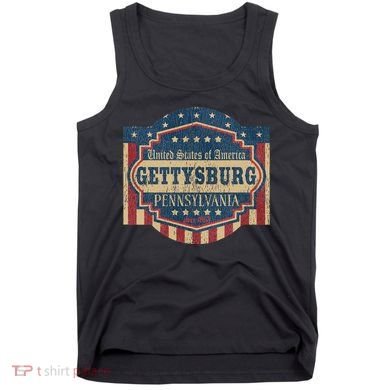 Gettysburg Pennsylvania Usa History Tank Top