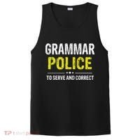 Grammar Police Wo And Funny Costume Idea PosiCharge Competitor Tank thumb 0