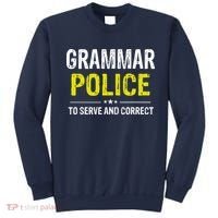 Grammar Police Wo And Funny Costume Idea Sweatshirt thumb 0