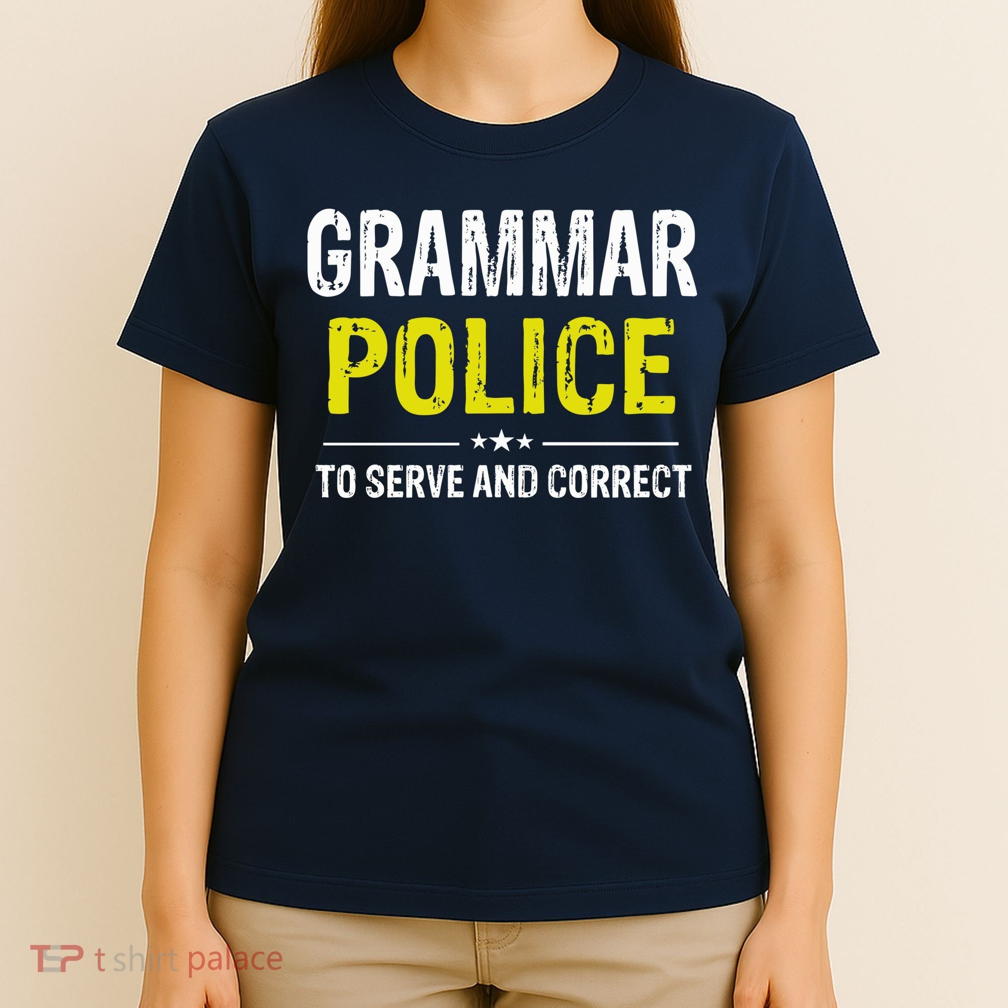 Grammar Police Wo And Funny Costume Idea T-Shirt