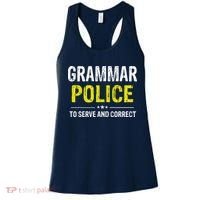 Grammar Police Wo And Funny Costume Idea Women's Tank Top thumb 0