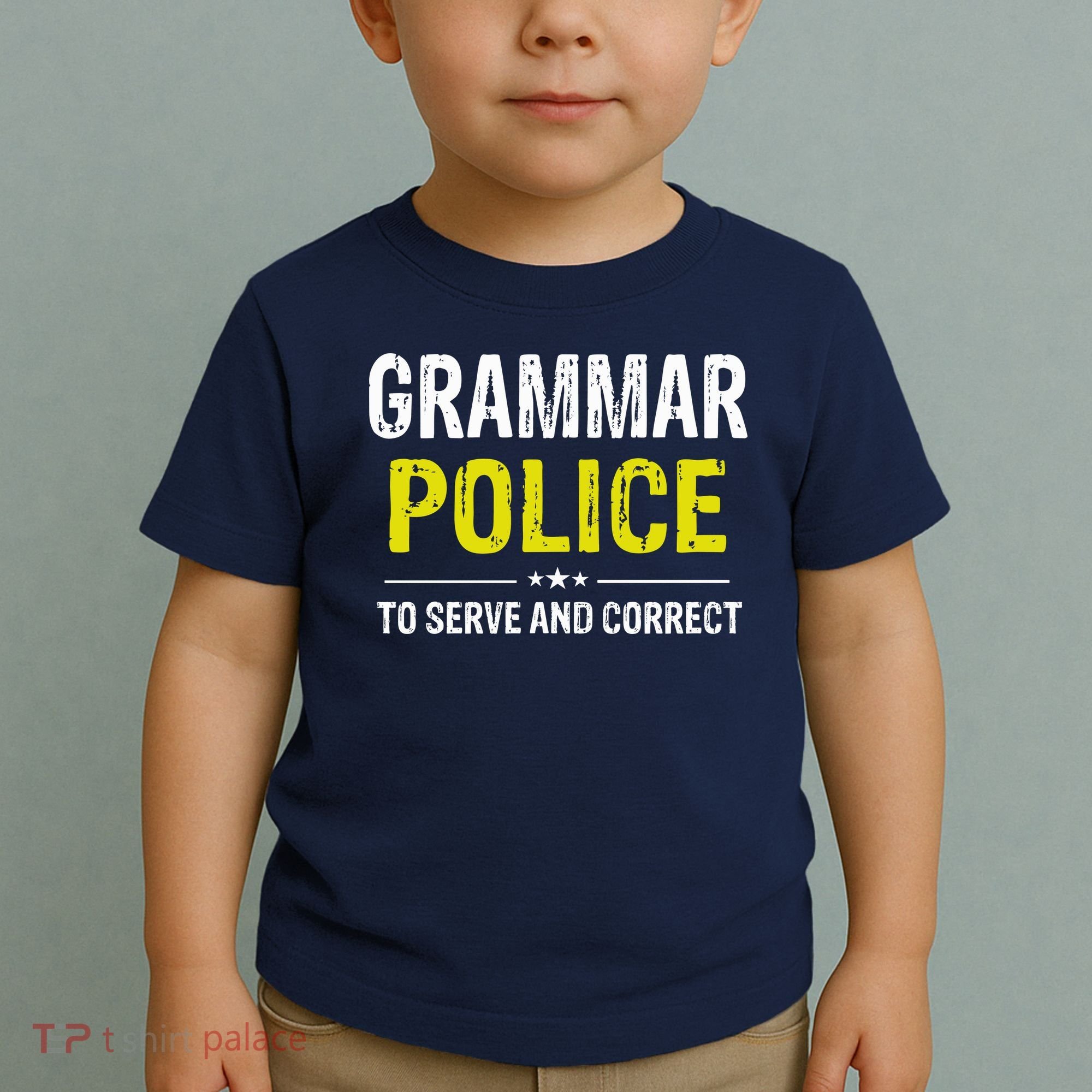 Grammar Police Wo And Funny Costume Idea Toddler T-Shirt