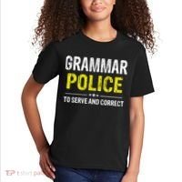 Grammar Police Wo And Funny Costume Idea Kids T-Shirt thumb 2