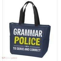 Grammar Police Wo And Funny Costume Idea Tote Bag thumb 3