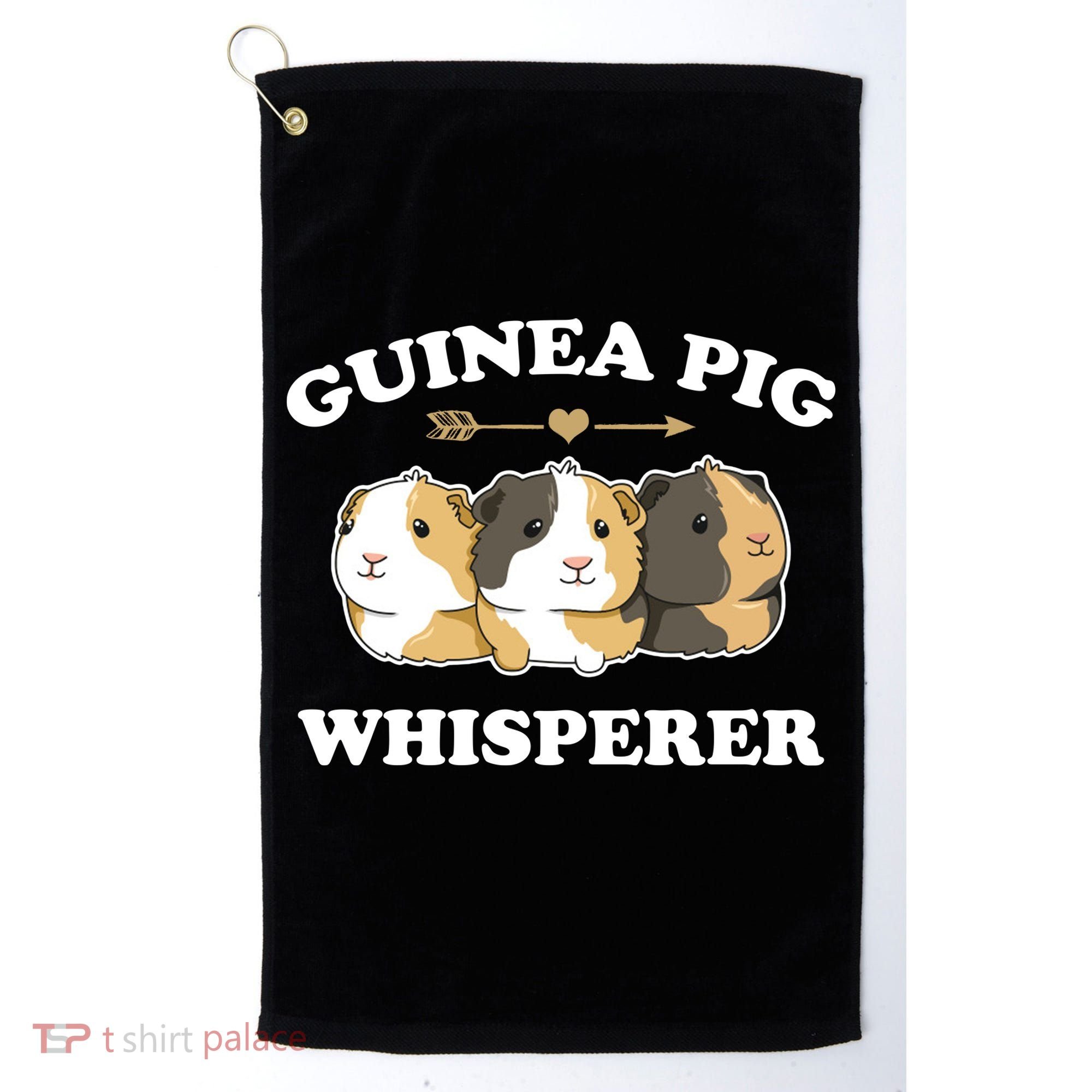 Guinea Pig Whisperer Golf Towel
