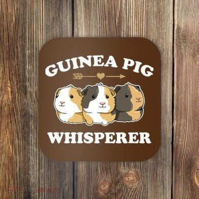 Guinea Pig Whisperer Coaster