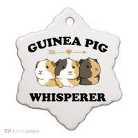 Guinea Pig Whisperer Ceramic Ornament thumb 0