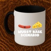 Ger Pun Wurst KäSe Scenario Sausage Cheese Funny Dad Joke Gift Coffee Mug thumb 2