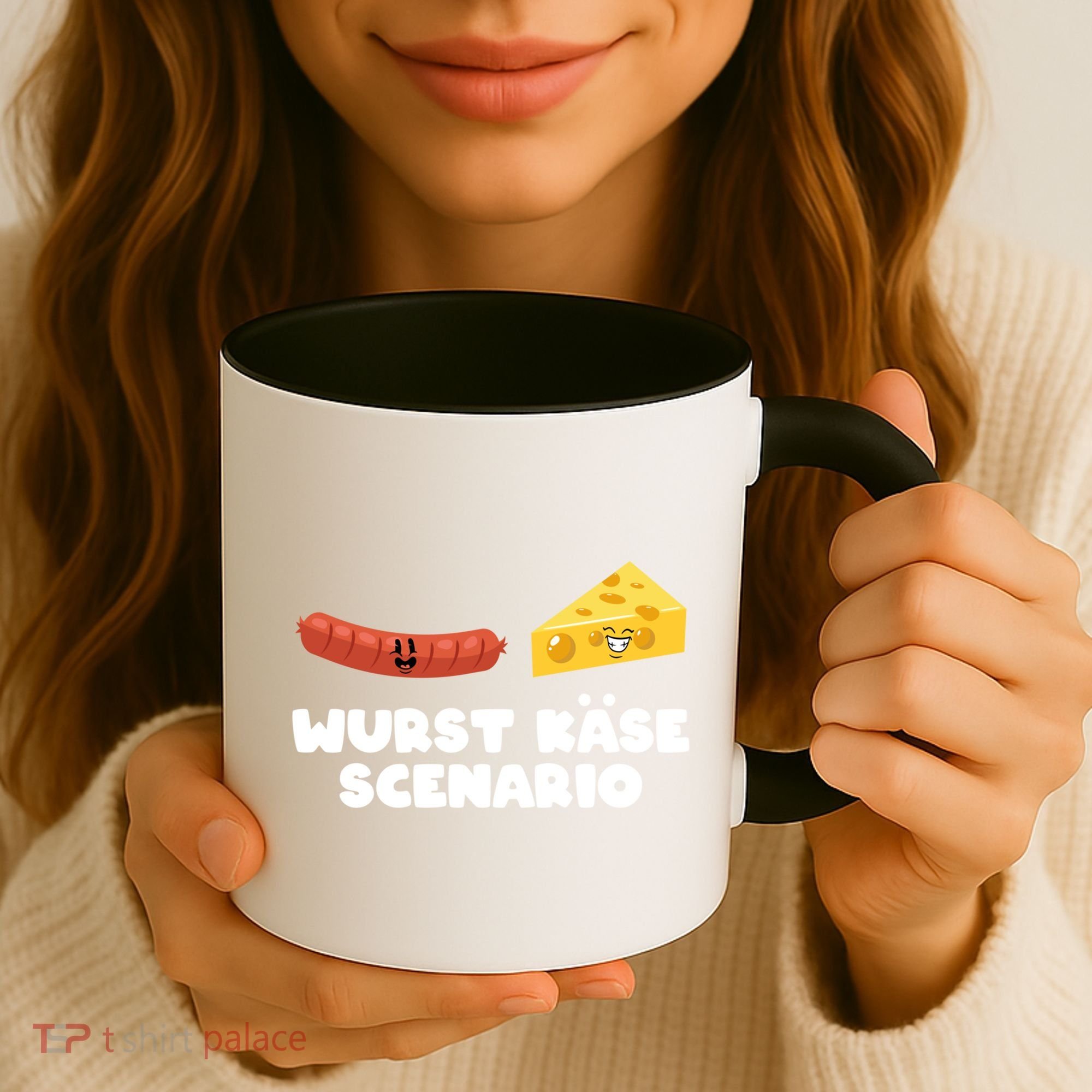 Ger Pun Wurst KäSe Scenario Sausage Cheese Funny Dad Joke Gift Coffee Mug