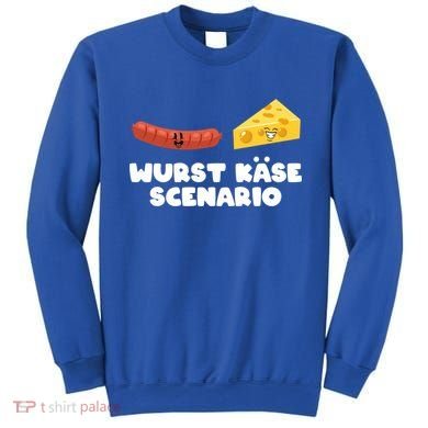 Ger Pun Wurst KäSe Scenario Sausage Cheese Funny Dad Joke Gift Sweatshirt