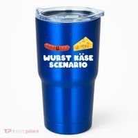 Ger Pun Wurst KäSe Scenario Sausage Cheese Funny Dad Joke Gift Tumbler thumb 0